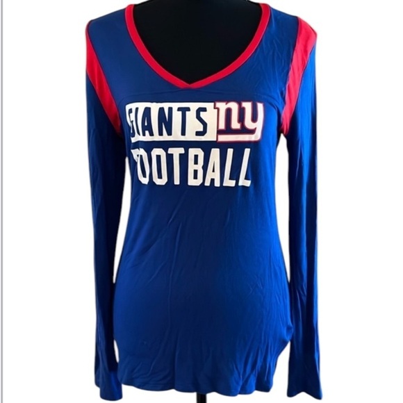 🏈 Fanatics NY Giants Football Long Sleeve Tee Size S - Picture 1 of 8